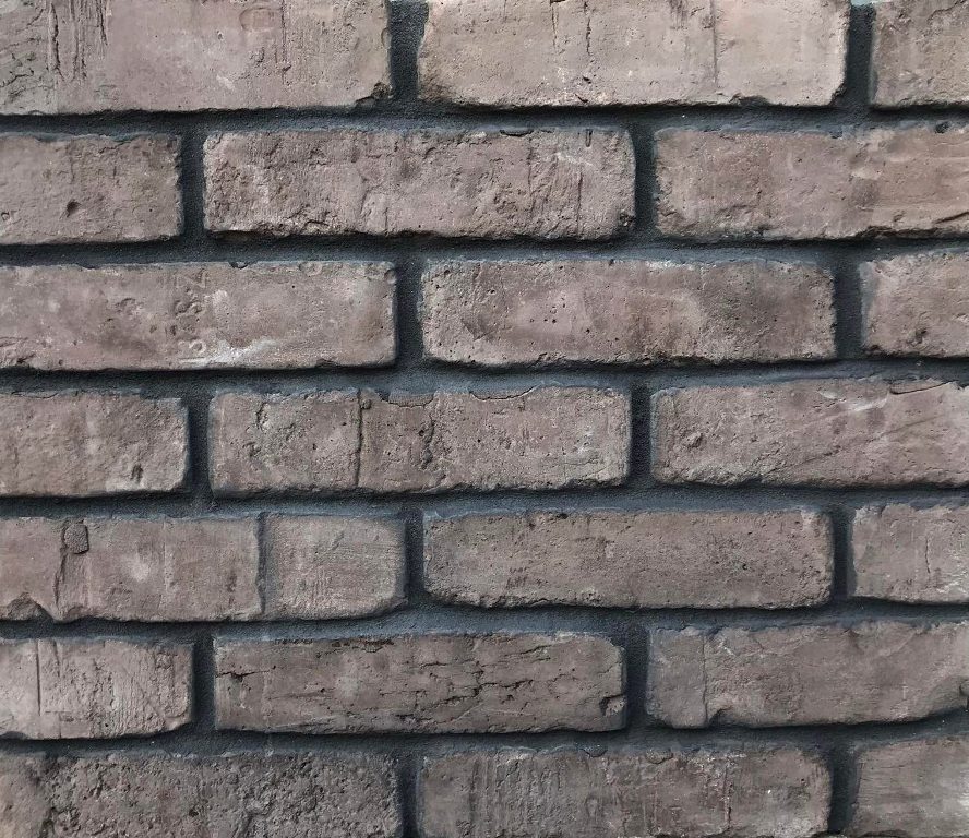 rusztikus barna szeletelt t�gla t�glaburkolat