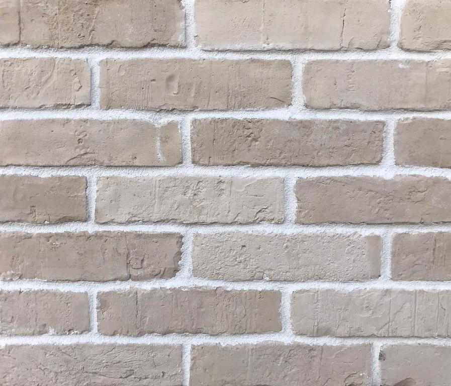 rusztikus vil�gos latte szeletelt t�gla t�glaburkolat