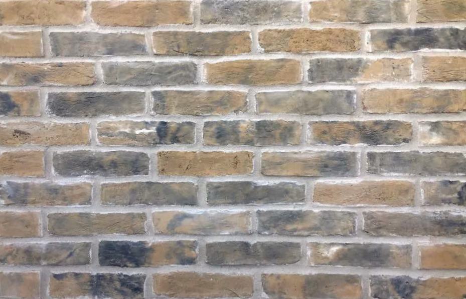 Rusztikus t�gla beton s�rga fekete loft st�lus