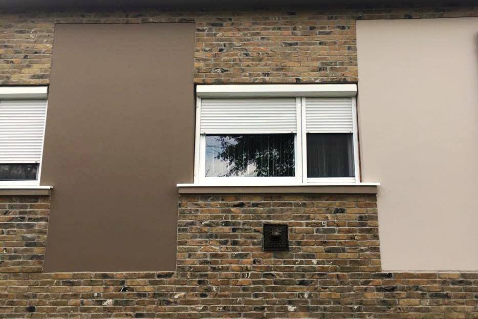 rusztikus s�rga loft t�glaburkolat