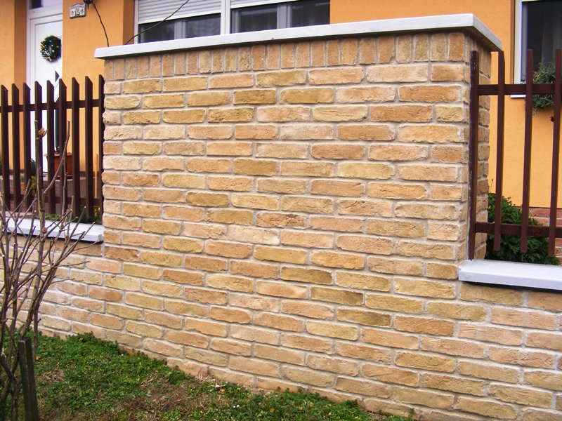 Szeletelt t�gla Rusztikus s�rga